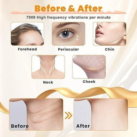 7 Colors LED Lights Face Neck Beauty Device Vibration Massage